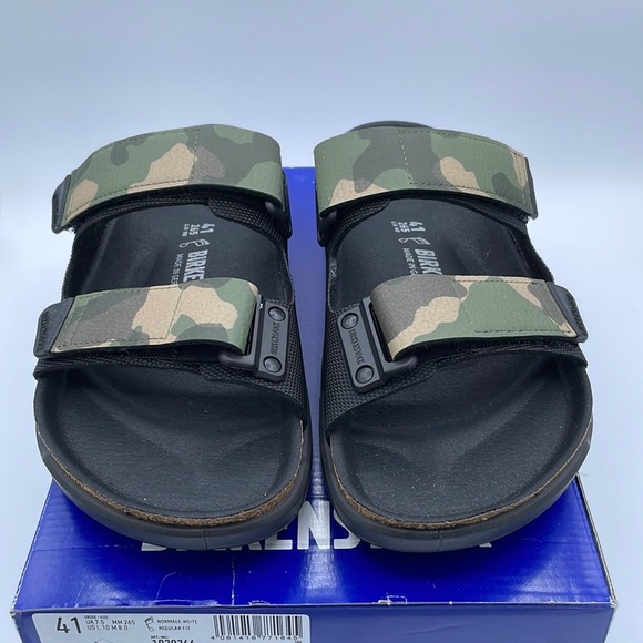 Birkenstock Atacama Green Camo Camouflage Strap Sandals Sizes 41-45 - Picture 4 of 9